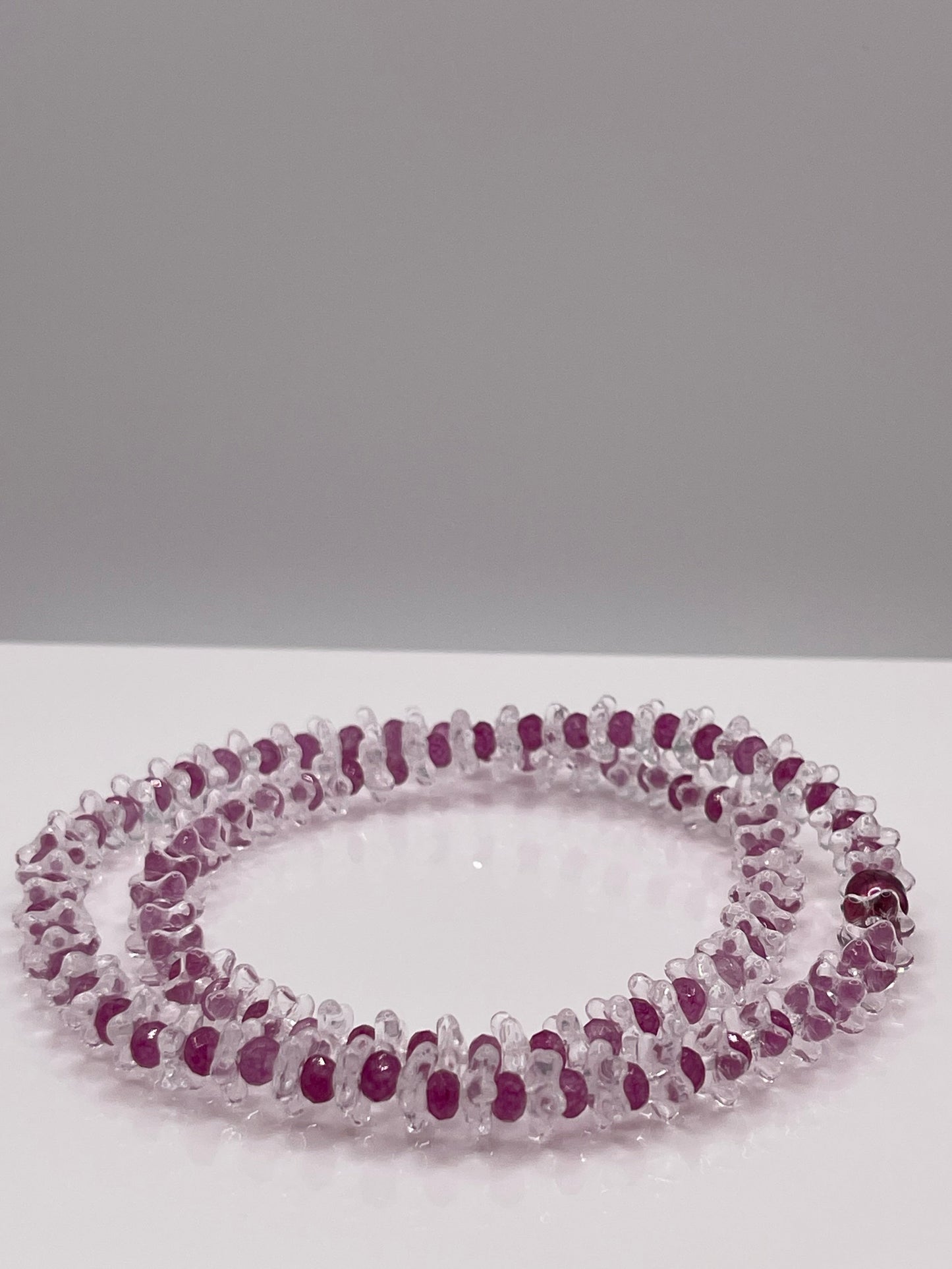 Petal and Jade Lei necklace