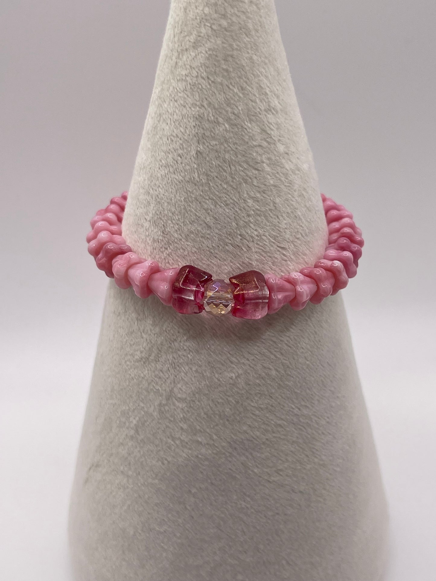Pink Lotus bracelet
