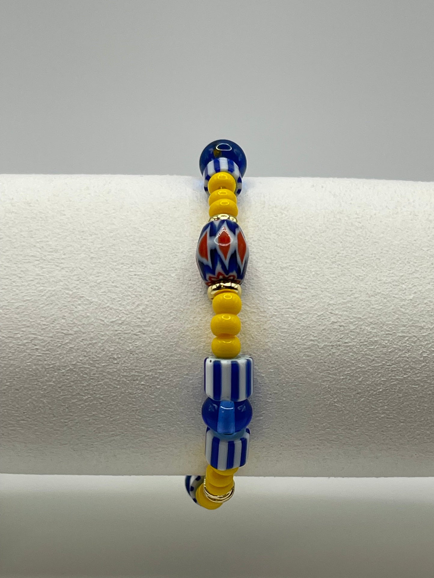The Voyager glass beaded bracelet