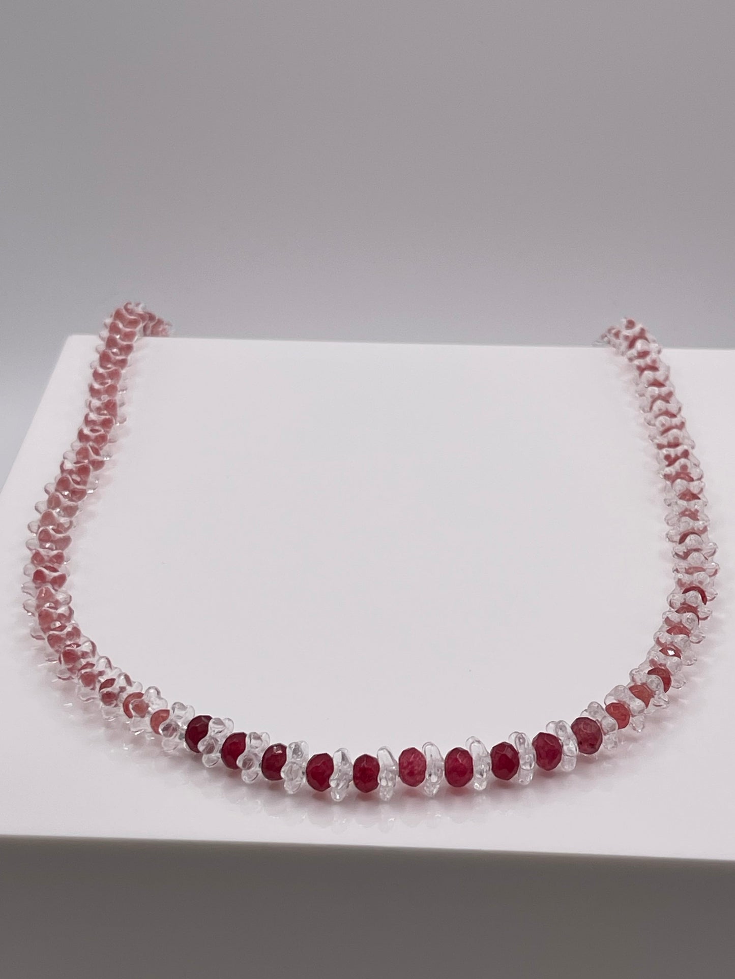Blush Lei necklace