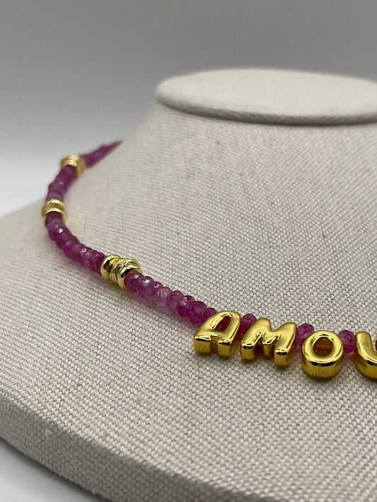 Amour jade necklace
