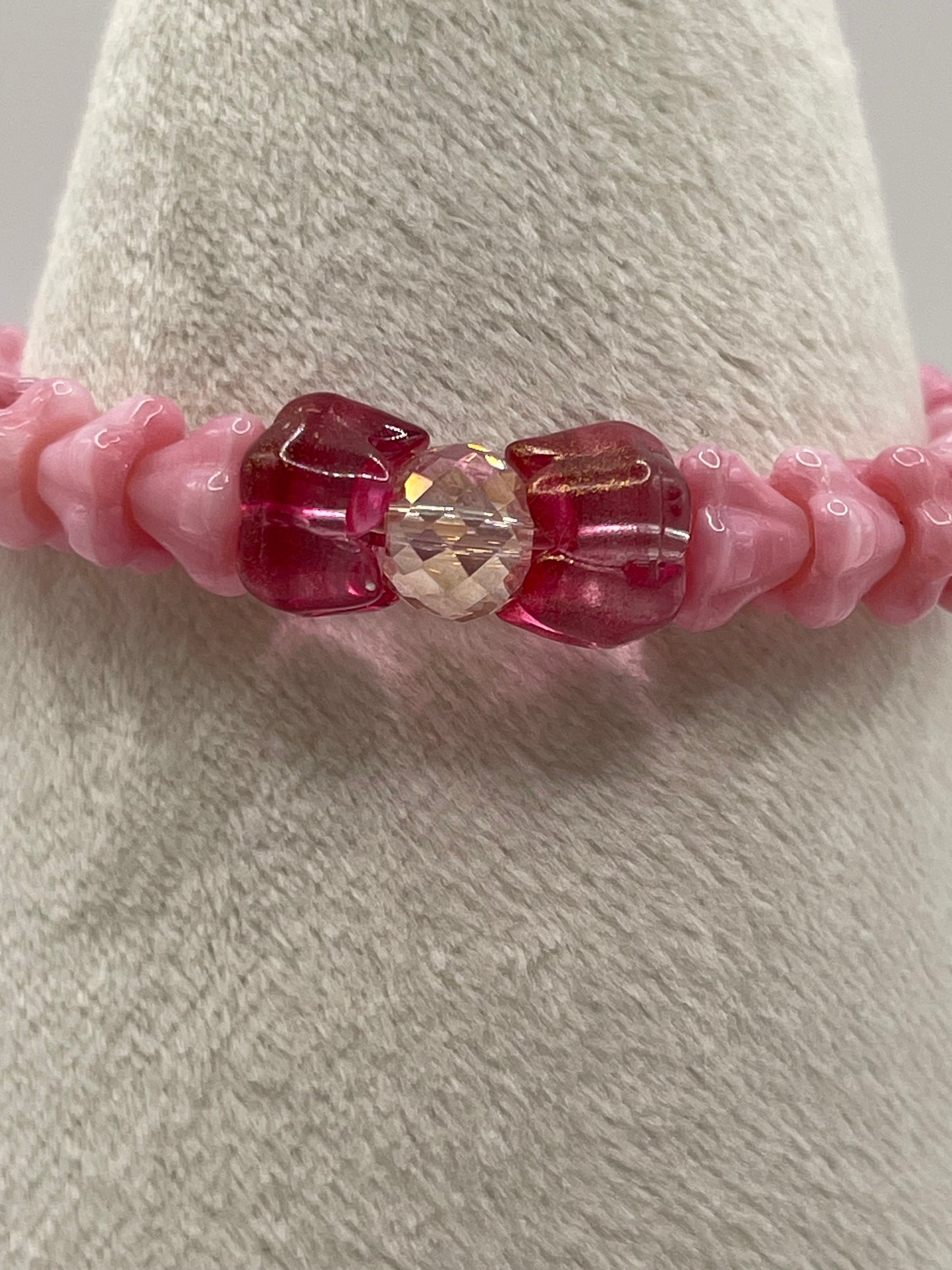 Pink Lotus bracelet