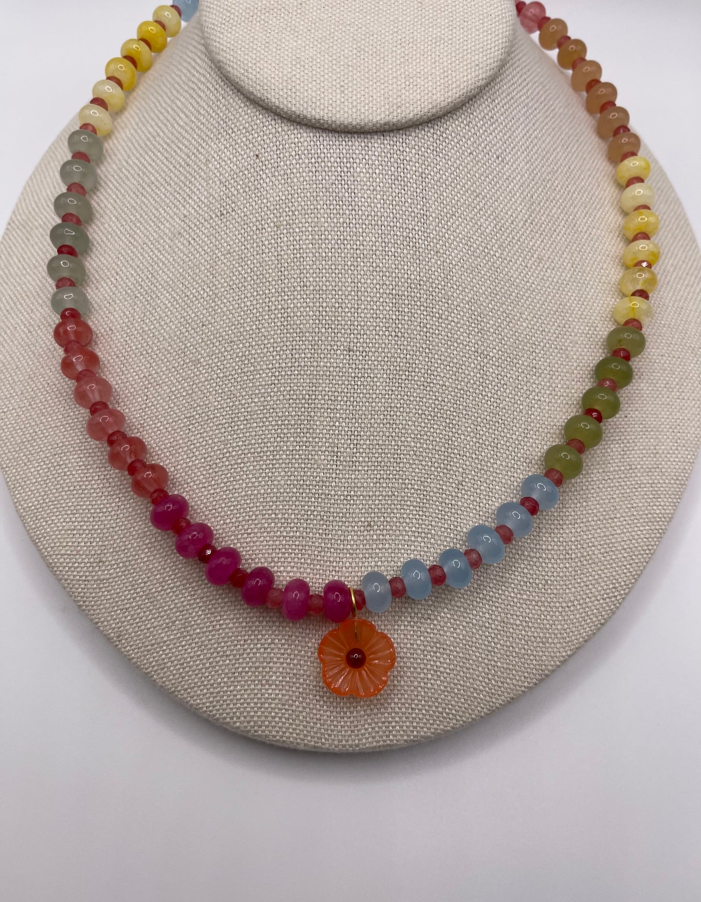 Rainbow Garden necklace