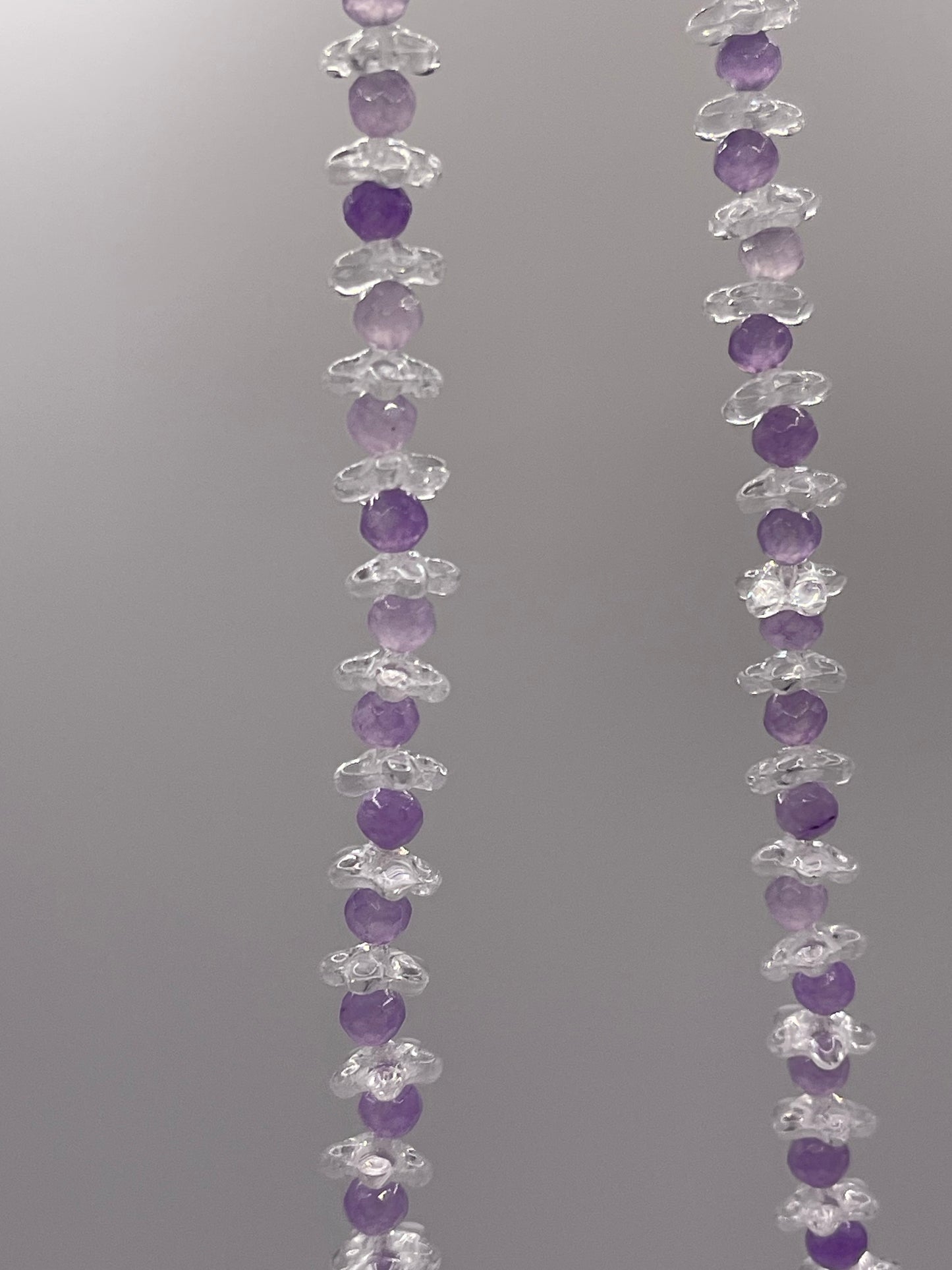 Lavender Forever Lei necklace