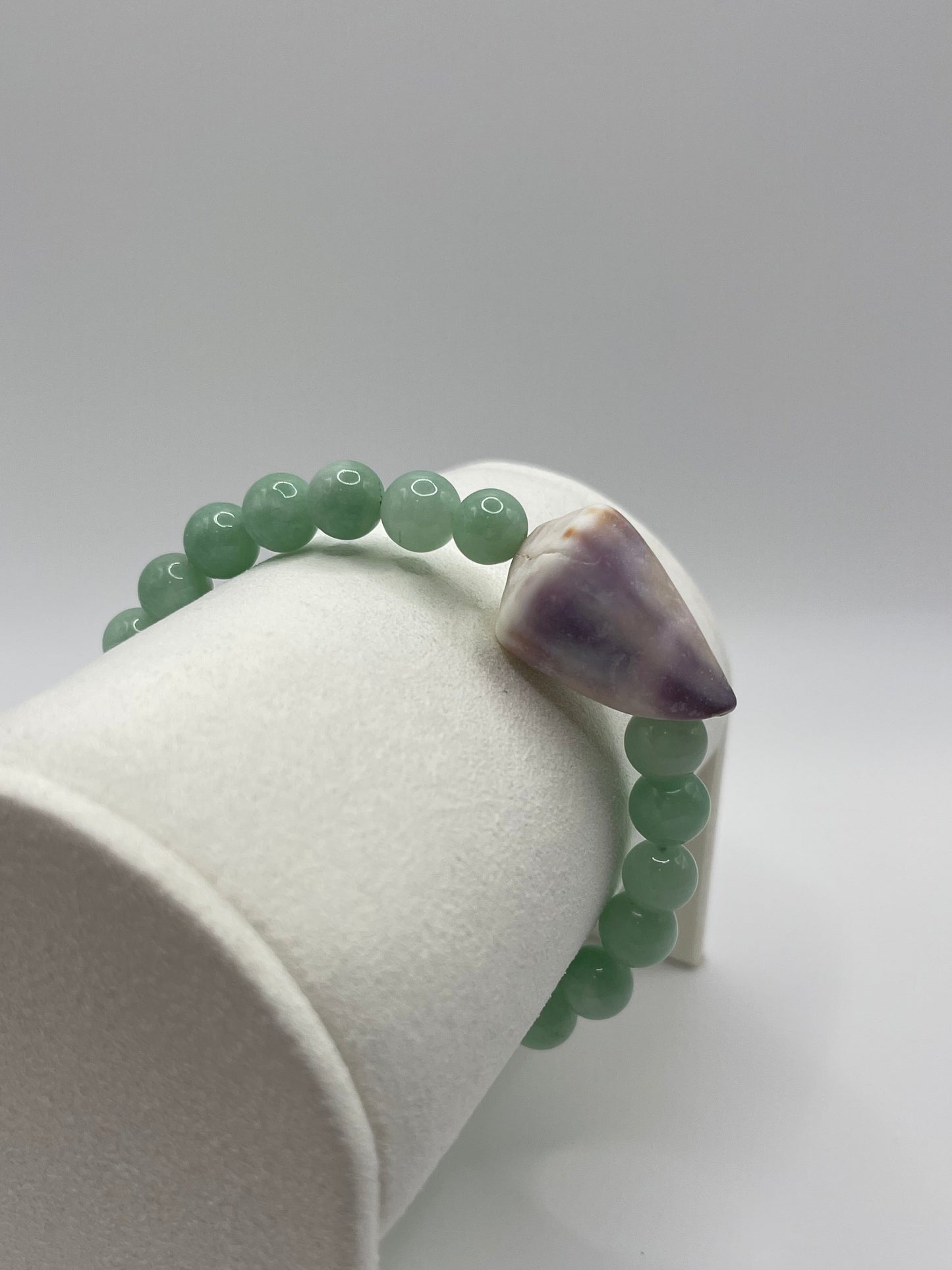 Tide Keeper 2 jade and shell bracelet
