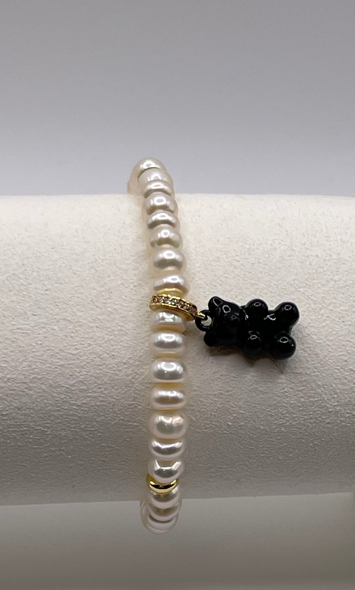 The Black Gummy Bear Pearl bracelet