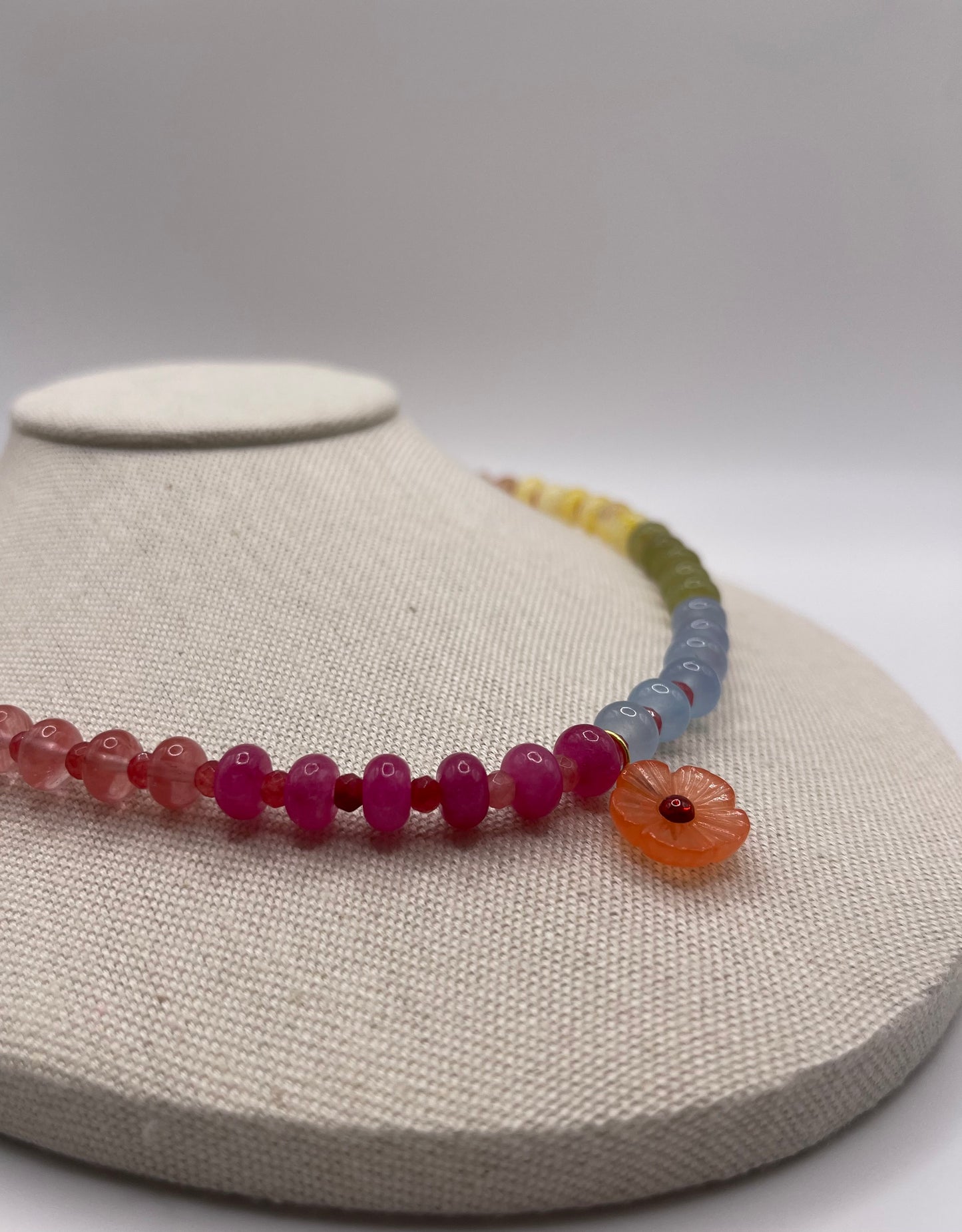 Rainbow Garden necklace