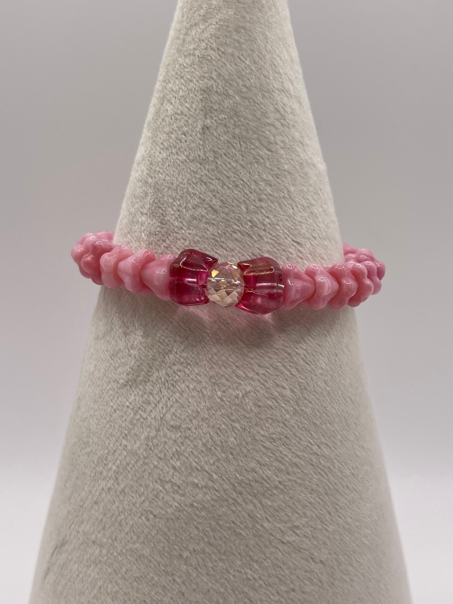 Pink Lotus bracelet
