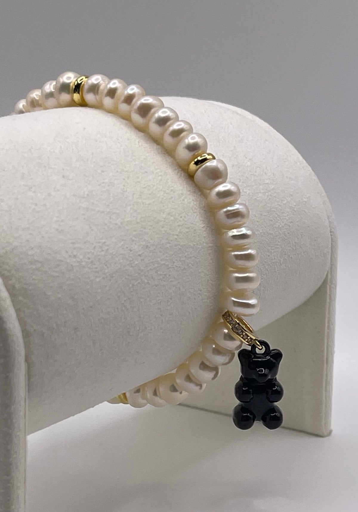 The Black Gummy Bear Pearl bracelet