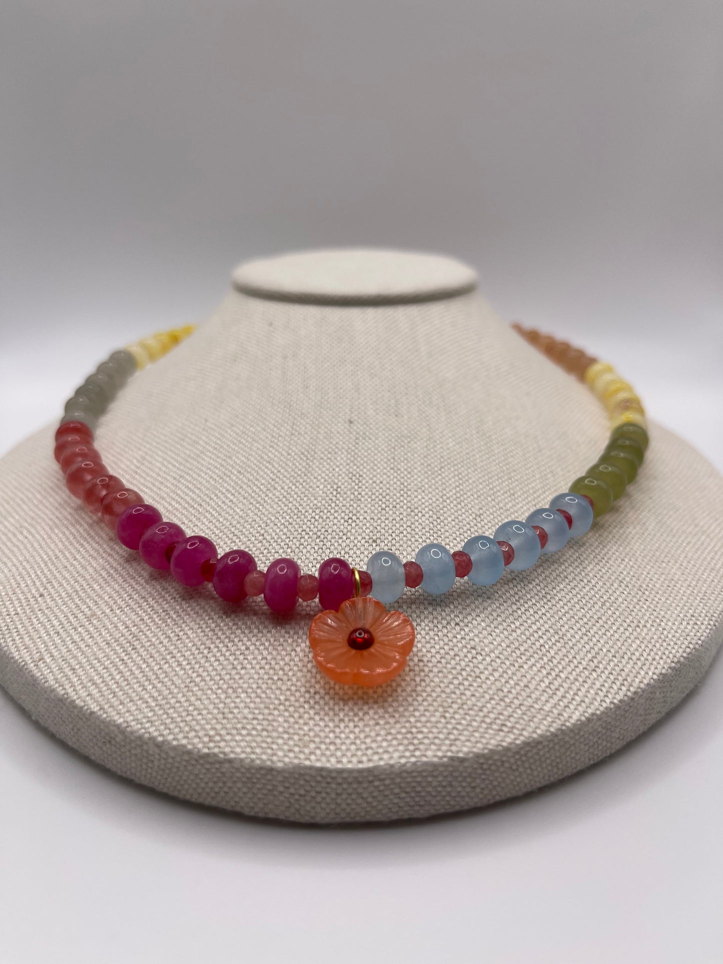 Rainbow Garden necklace
