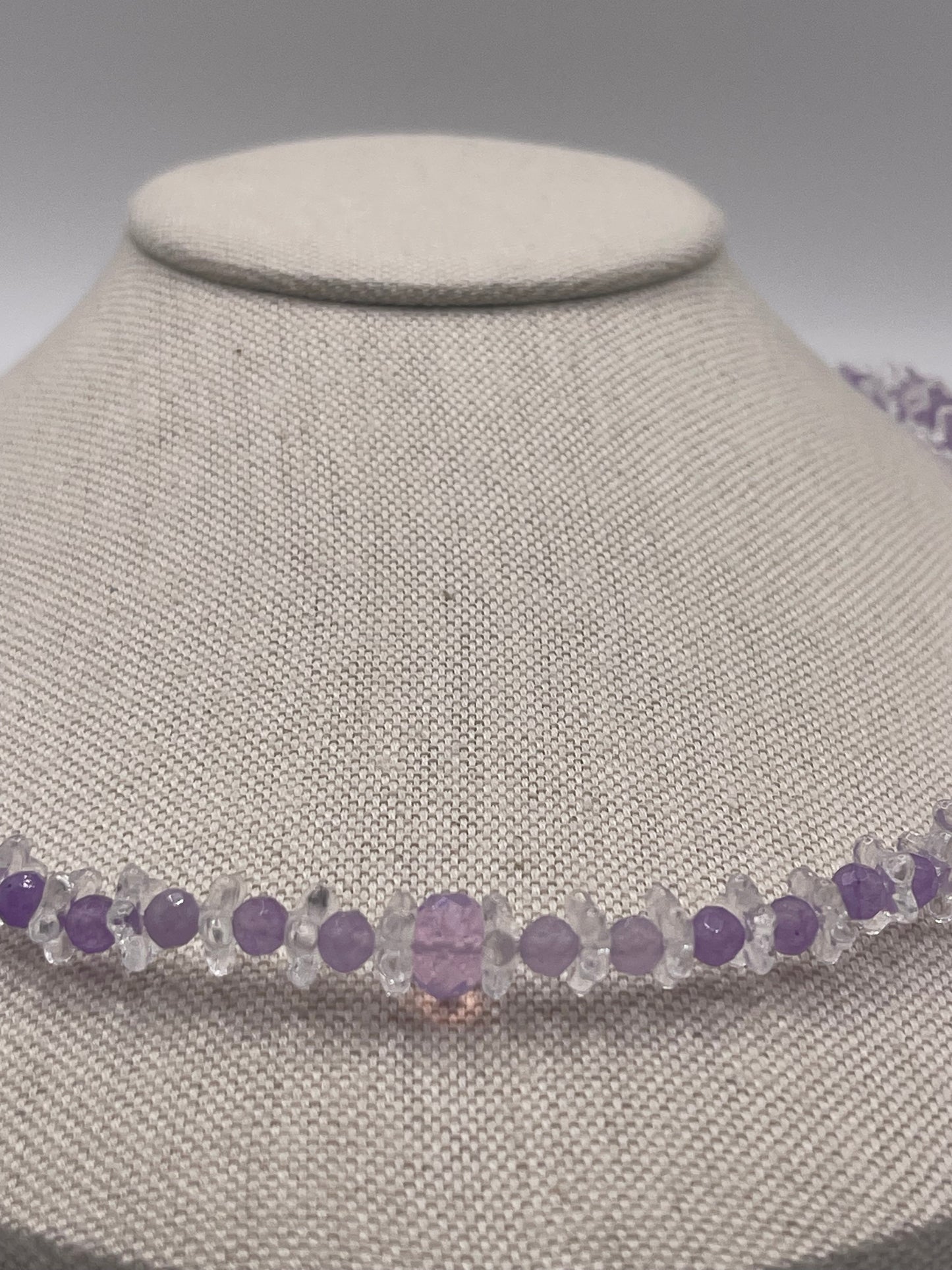 Lavender Forever Lei necklace