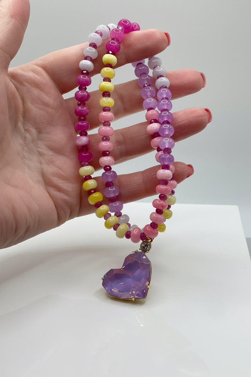 Heartbreaker jade necklace