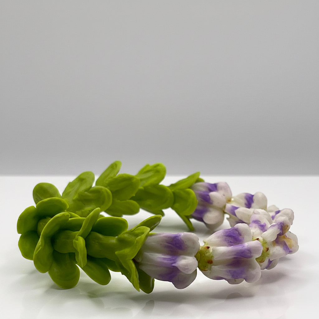 Crown Flower forever lei bracelet