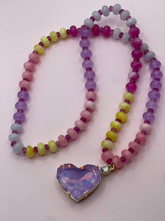 Heartbreaker jade necklace