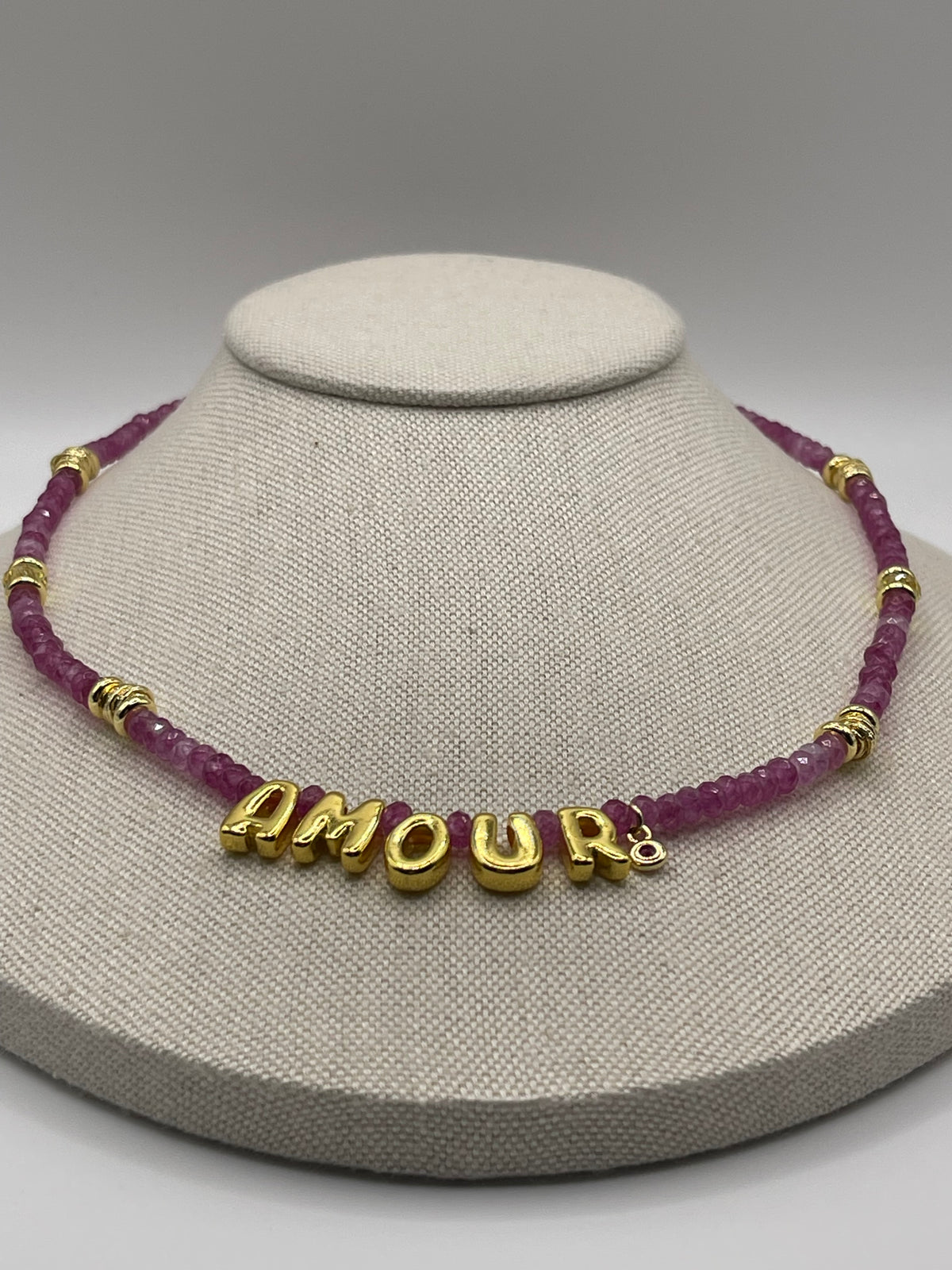 Amour jade necklace