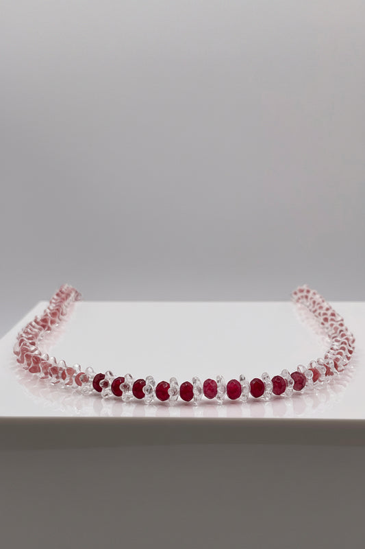 Blush Lei necklace