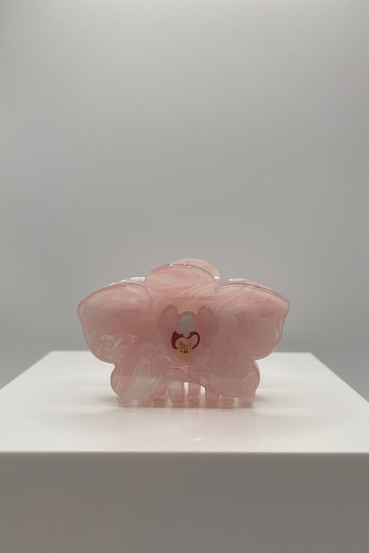 Pink Orchid hair clip