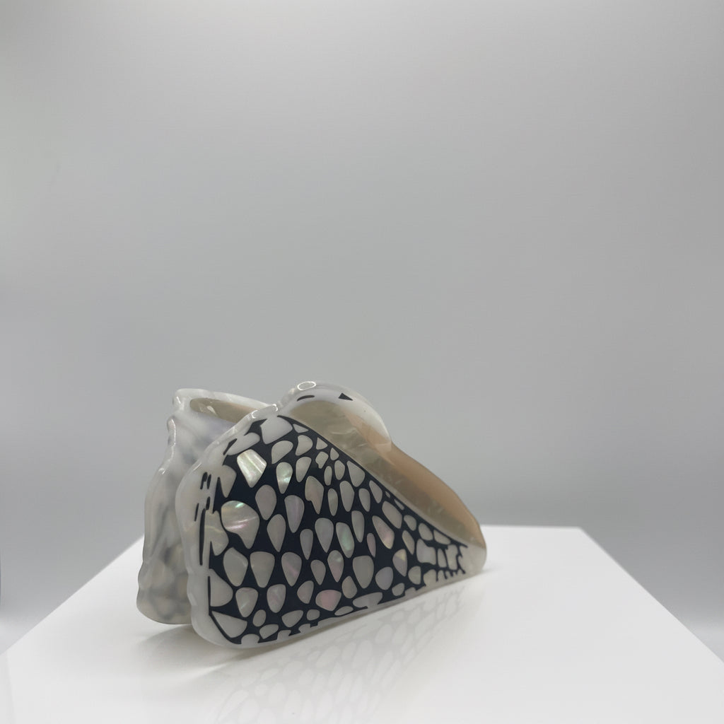 Hebrew Shell hair clip